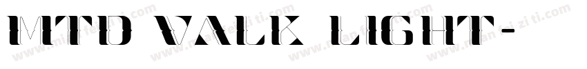 MTD Valk light字体转换